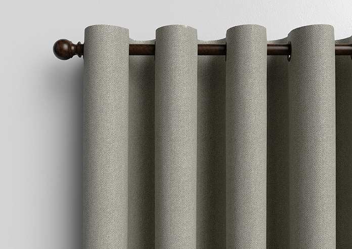 Soft Chevron, Brown - Made to Measure Curtains - Image 13